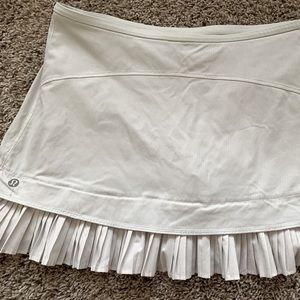Lululemon Women’s City Sky Run By Skirt Skort White Size 10